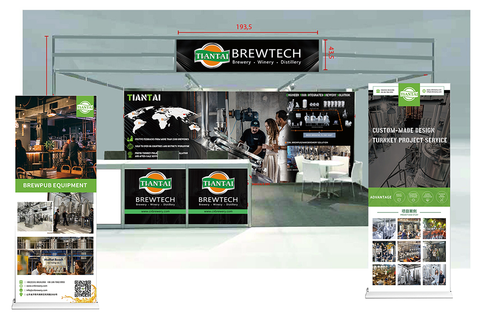 InnBrew 2024 en España,equipos de elaboración de cerveza,fabricante de Tiantai