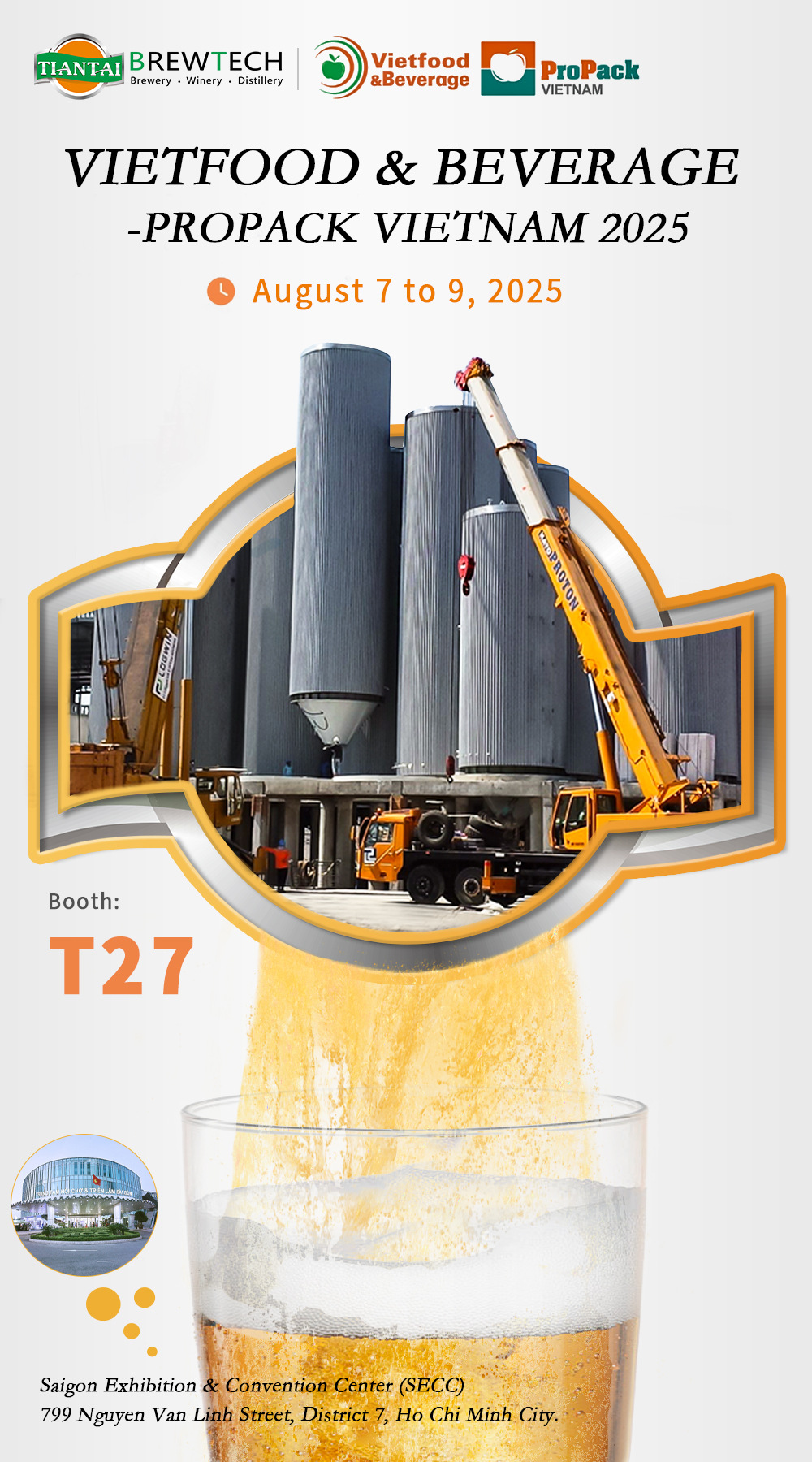 Tiantai Brewtech en Vietfood & Beverage